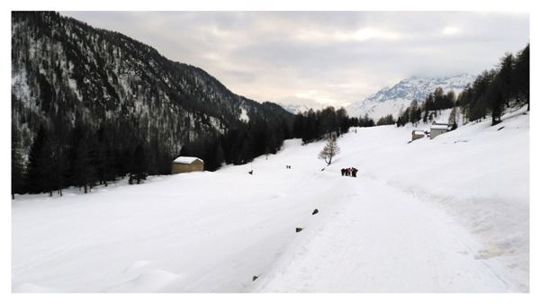Ciaspolata Notturna Rif. Saoseo (CH)