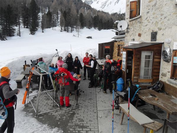 Ciaspolata Notturna Rif. Saoseo (CH)