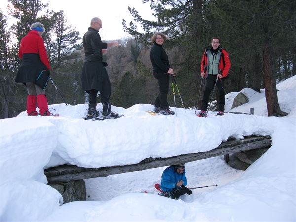 Ciaspolata Notturna Rif. Saoseo (CH)