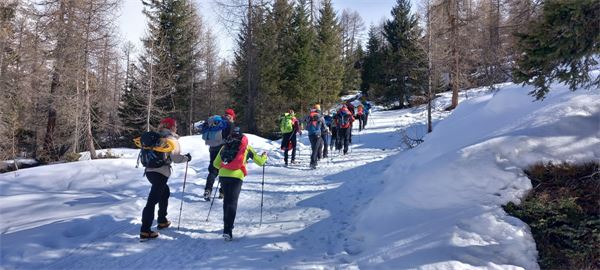 Con le ciaspole in Val Malenco (SO)