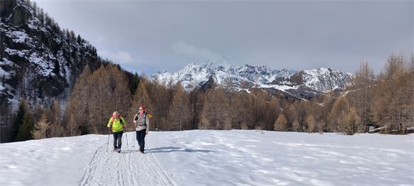 Con le ciaspole in Val Malenco (SO)