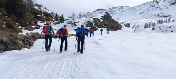 Con le ciaspole in Val Malenco (SO)