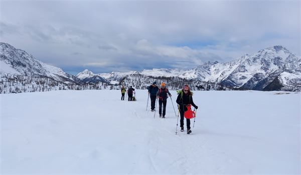 Con le ciaspole in Val Malenco (SO)