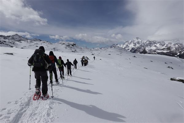 Con le ciaspole in Val Malenco (SO)