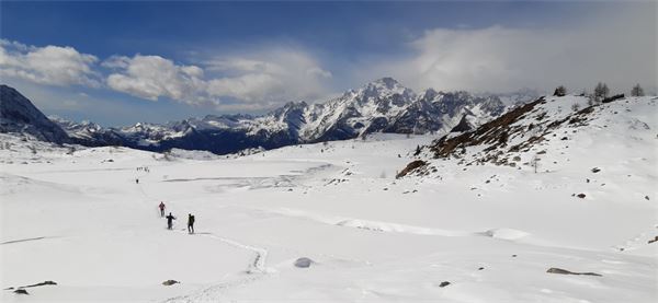 Con le ciaspole in Val Malenco (SO)