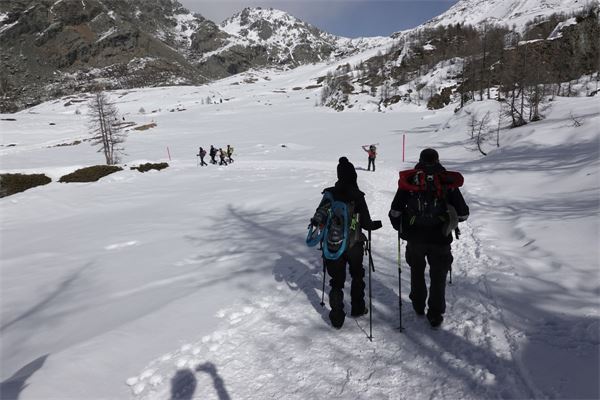Con le ciaspole in Val Malenco (SO)
