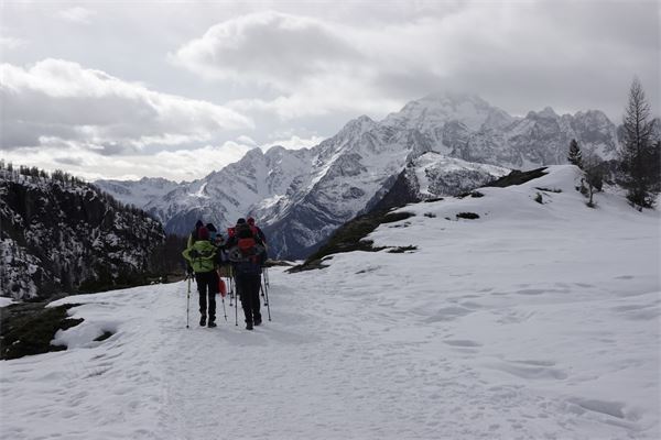 Con le ciaspole in Val Malenco (SO)