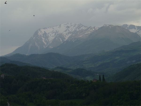 Sui monti dei paesi terremotati di Marche e Umbria